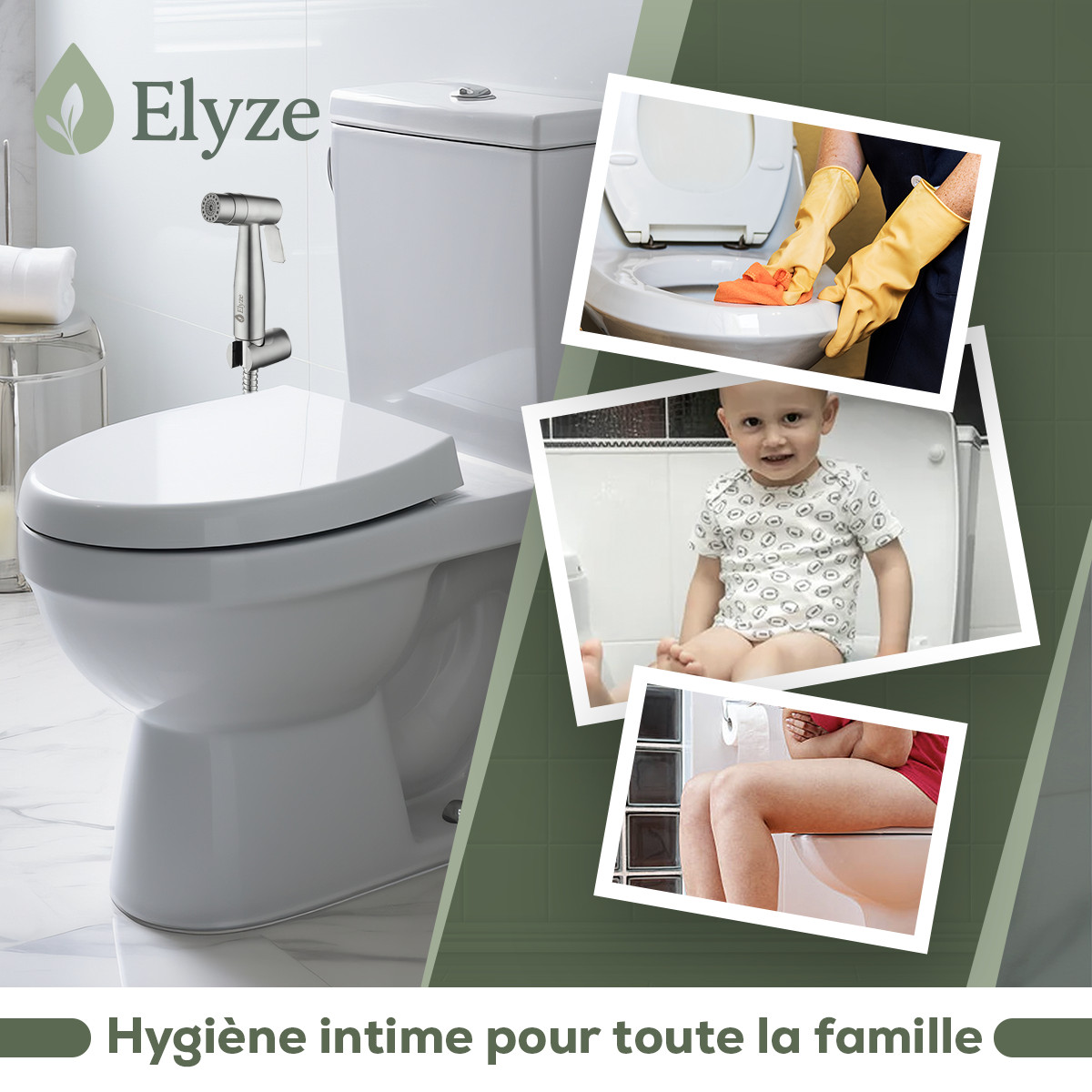 Elyze - douchette WC haut de gamme – kit complet – installation française – garantie 3 ans - Image 3